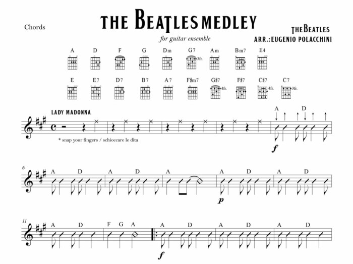 The Beatles Medley - example 01